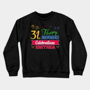 Happy 31st Independence Celebrations Eritrea, Eritrean Flag Crewneck Sweatshirt